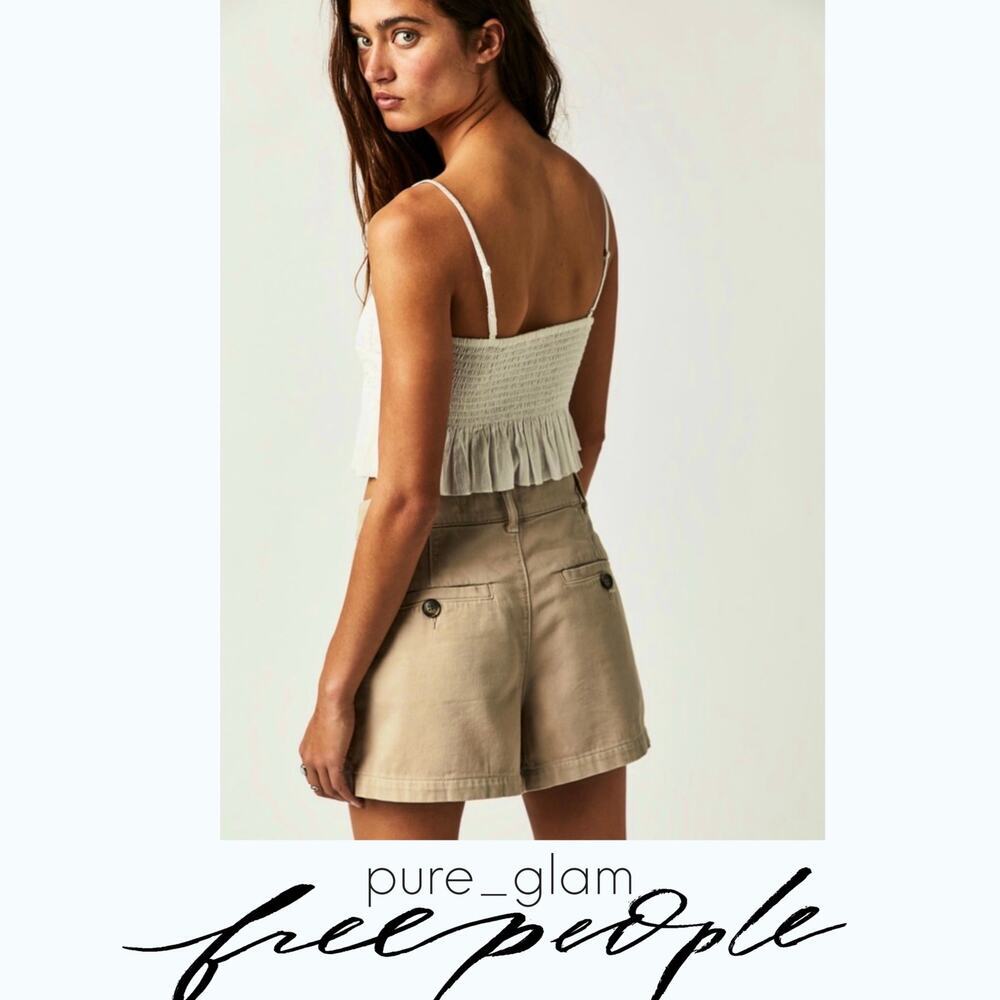 Free People chino shorts tan - Picture 3 of 5
